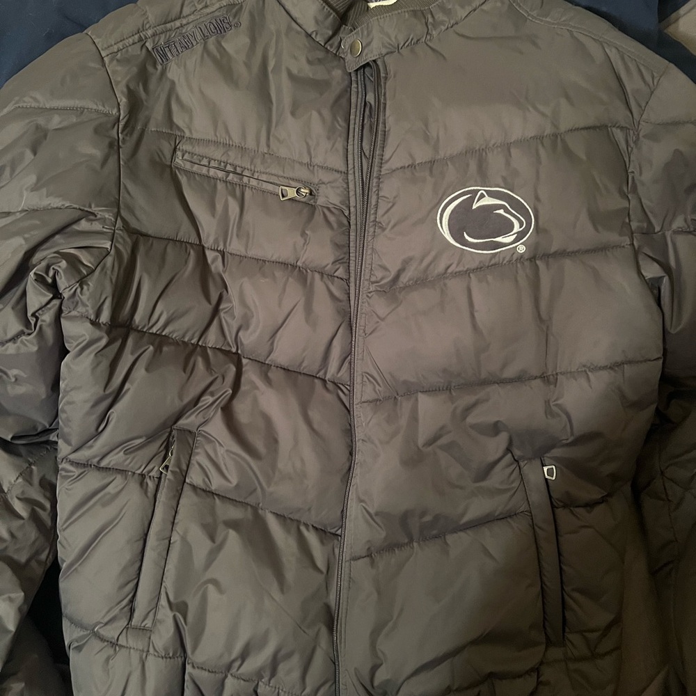 Penn State colosseum athletic puffer jacket